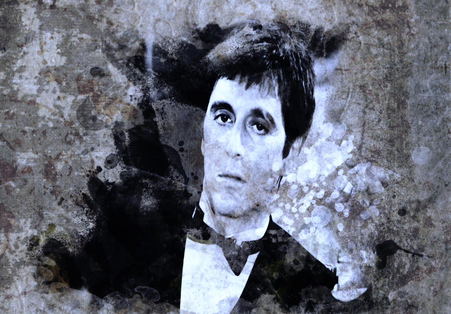 Scarface 4b Mixed Media by Brian Reaves