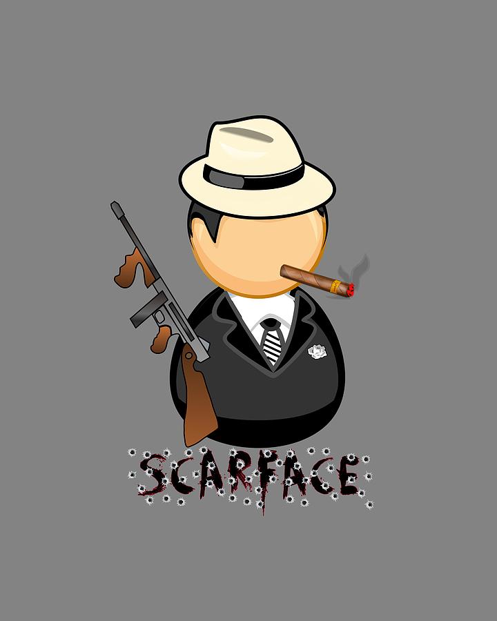 Scarface Digital Art by Positive Images | Fine Art America