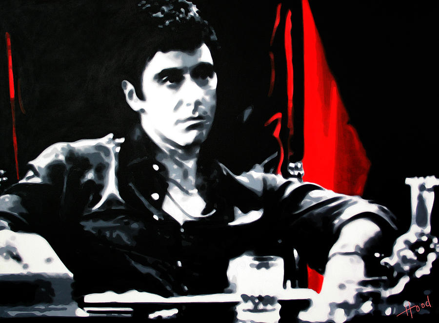 Scarface Painting by Sarah Hood