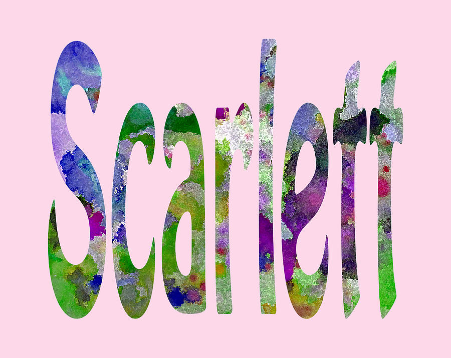 Scarlett Painting by Corinne Carroll