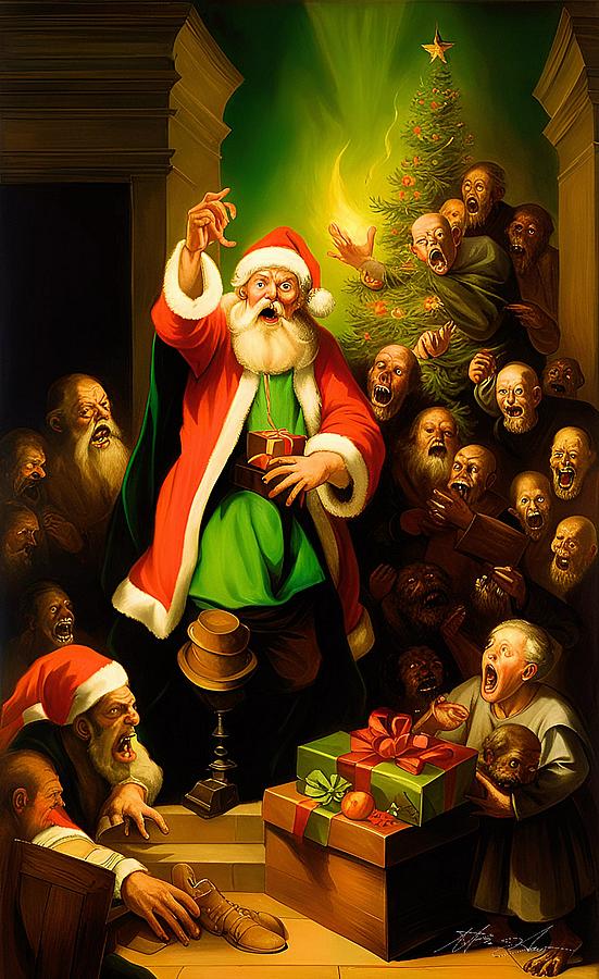 Scary Christmas 51 Digital Art by Steven Harris - Fine Art America