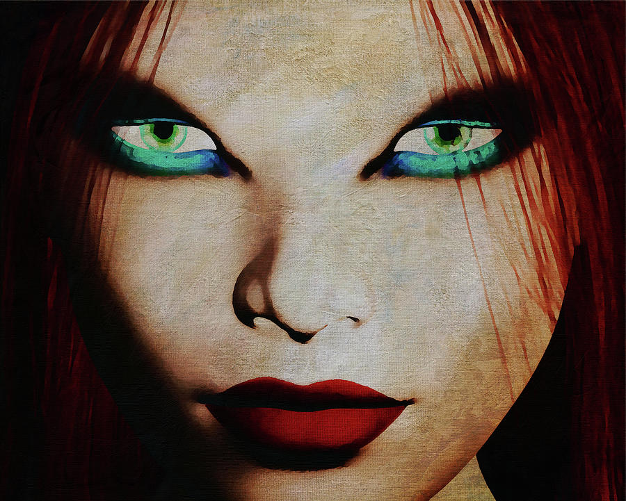 Scary Girl Digital Art by Jan Keteleer