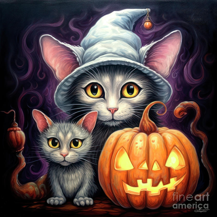 Scary Halloween Digital Art by Jutta Maria Pusl