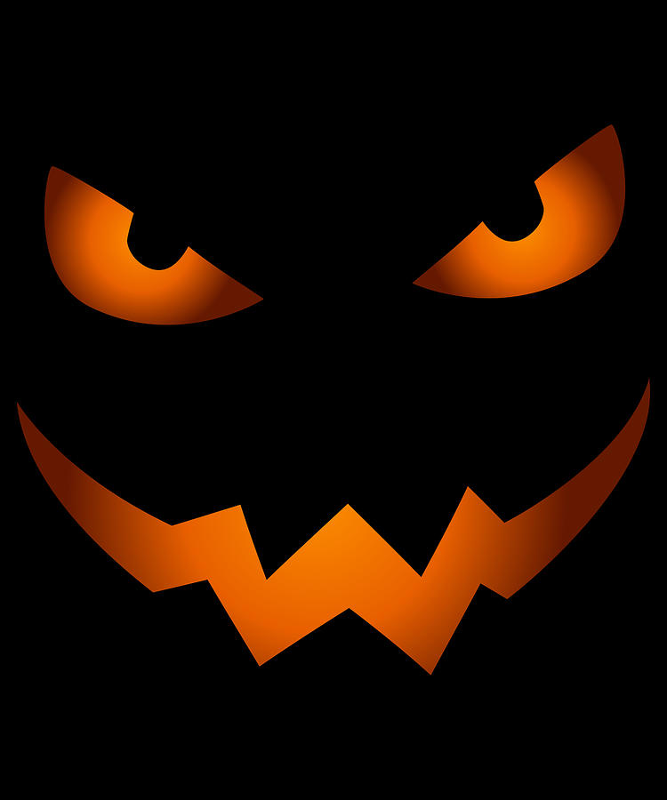 Scary Jack O Lantern Pumpkin Face Halloween Costume Digital Art by Flippin Sweet Gear