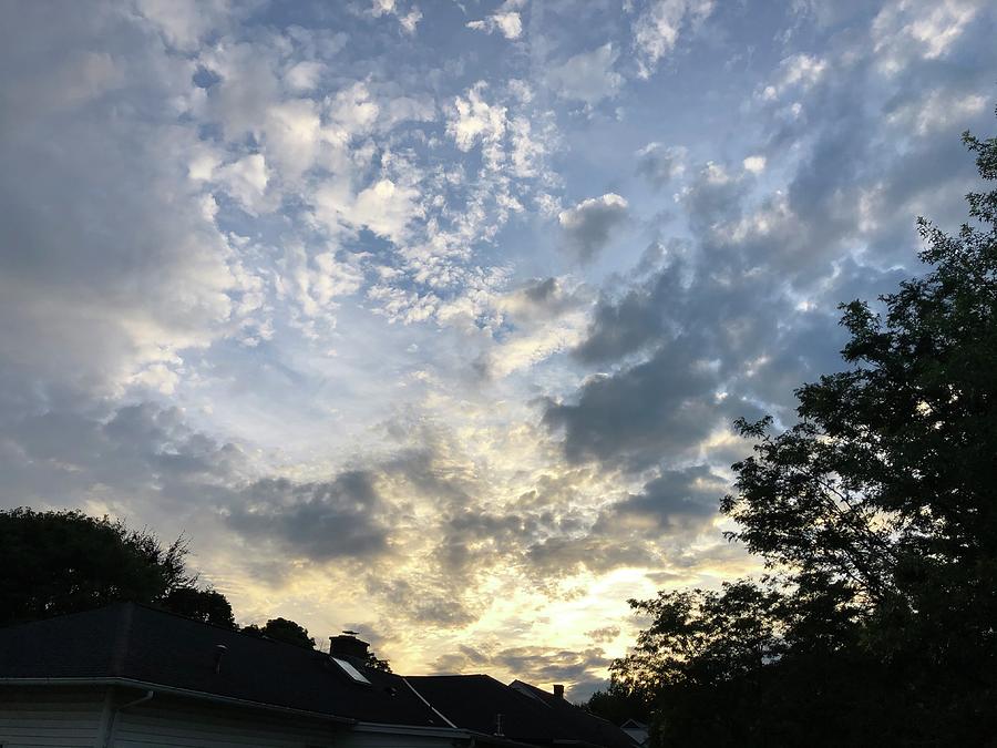 Scattered Clouds Photograph by Freddy Alsante - Fine Art America