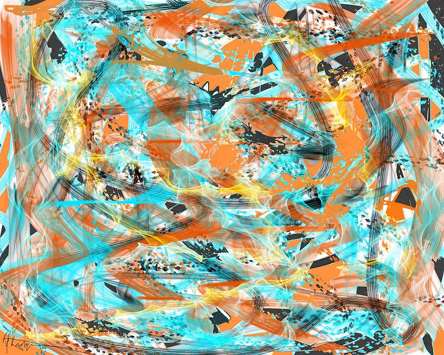 Scattered Leaves Digital Art by Ruth Harrigan Scattered Leaves Digital Art by Ruth Harrigan