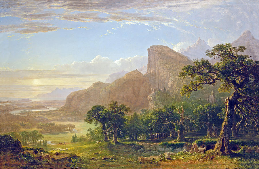 Scene from Thanatopsis Painting by Long Shot