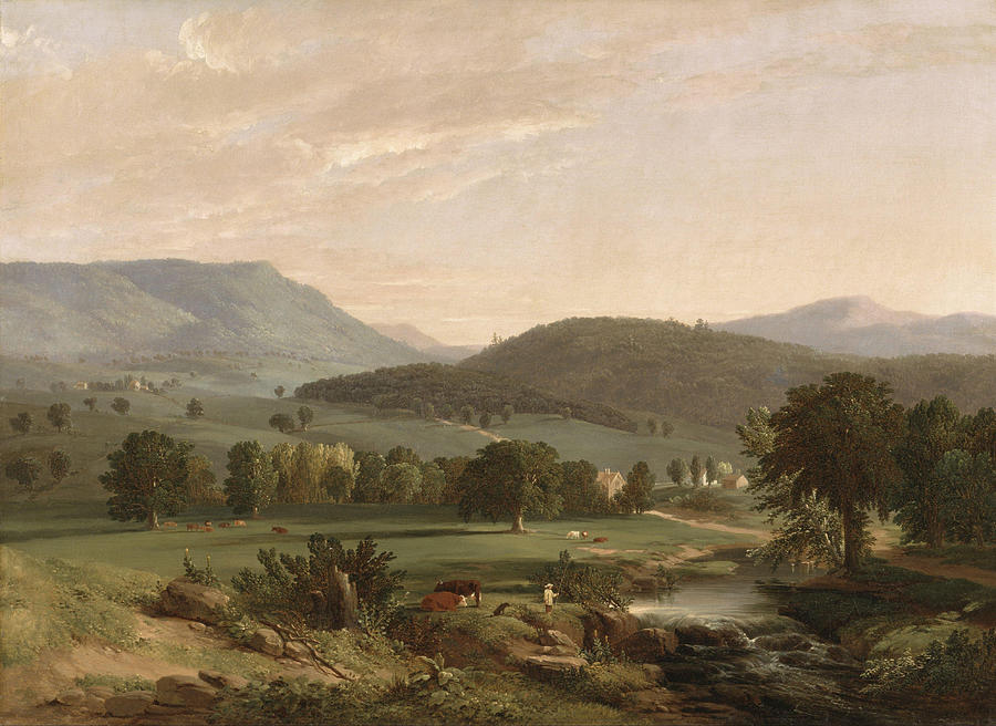 William Hart Painting - Scene in the Helderbergs near Albany  by William Hart