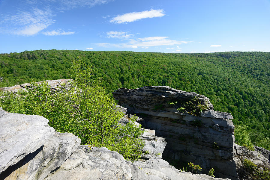 Scenery at Lindy Point Overlook in West Virginia Photograph by Aimin  Tang