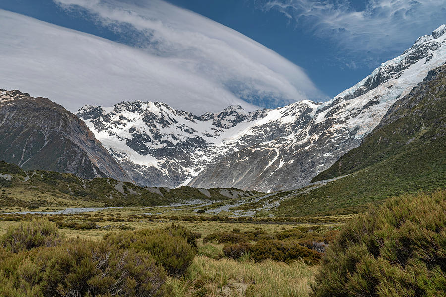Scenery On The Hooker Valley Track, New Zealand Photograph
