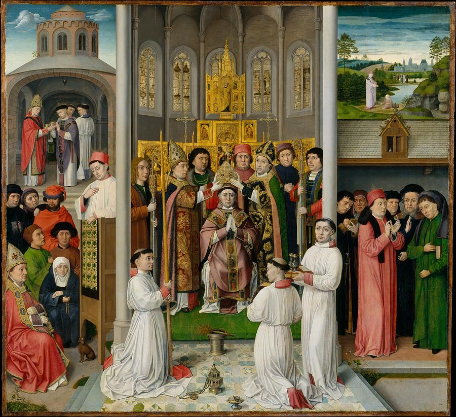 Scenes from the Life of Saint Augustine of Hippo ca. 1490 Master of ...