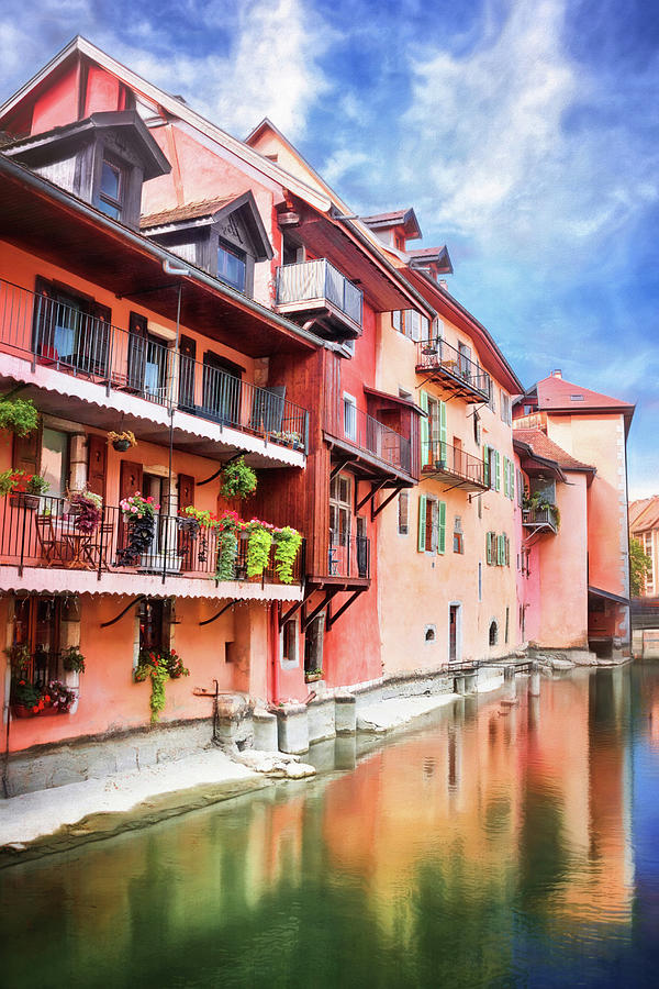 Scenes of Old Annecy France  Photograph by Carol Japp