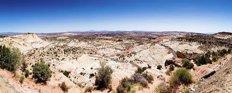 Scenic Byway 12 lost in escalante canyons Photograph by Jean-Luc Farges