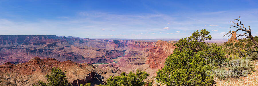 Grand Canyon Desert View Watchtower Pano Photograph by Bee Creek ...