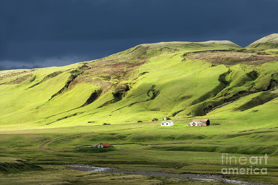 Scenic landscape, Iceland Photograph by Delphimages Photo Creations
