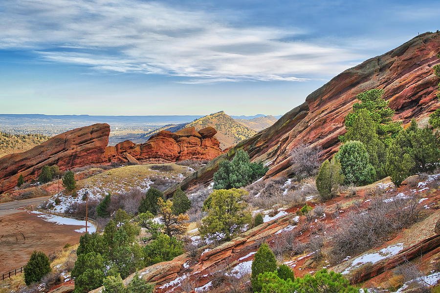 Scenic Red Rocks Park Colorado landscape photograph Photograph by Ann Powell