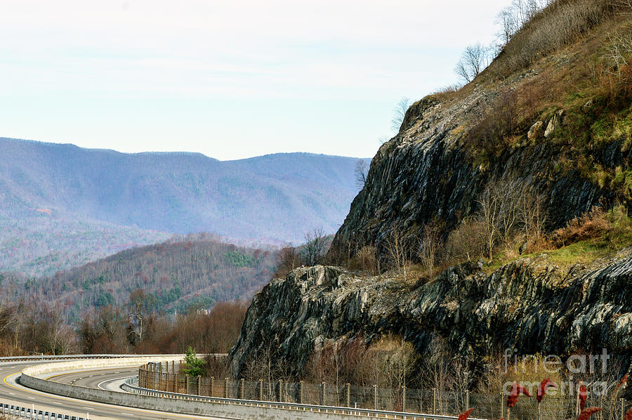 Scenic Roadway Photograph by Marie Dudek Brown