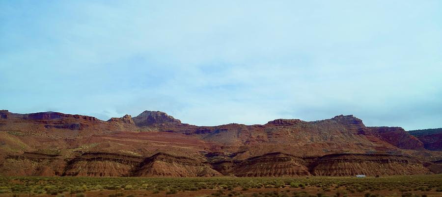 Permo-Triassic unconformity,AZ Hwy 89 Photograph by Bnte Creations
