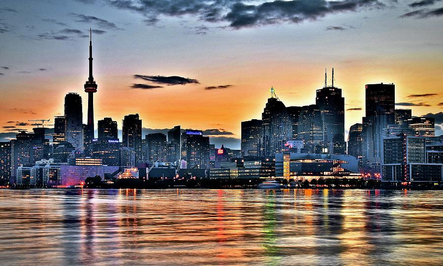 Scenic Sunset In Toronto Photograph
