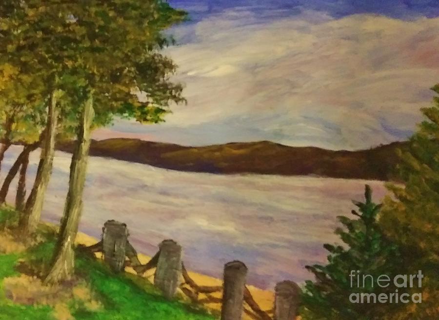 Scenic View Painting by Christy Saunders Church
