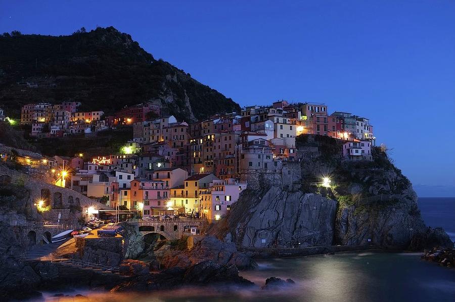 Scenic view of Cinque Terre Italy Photograph by Mona Master Art - Fine ...