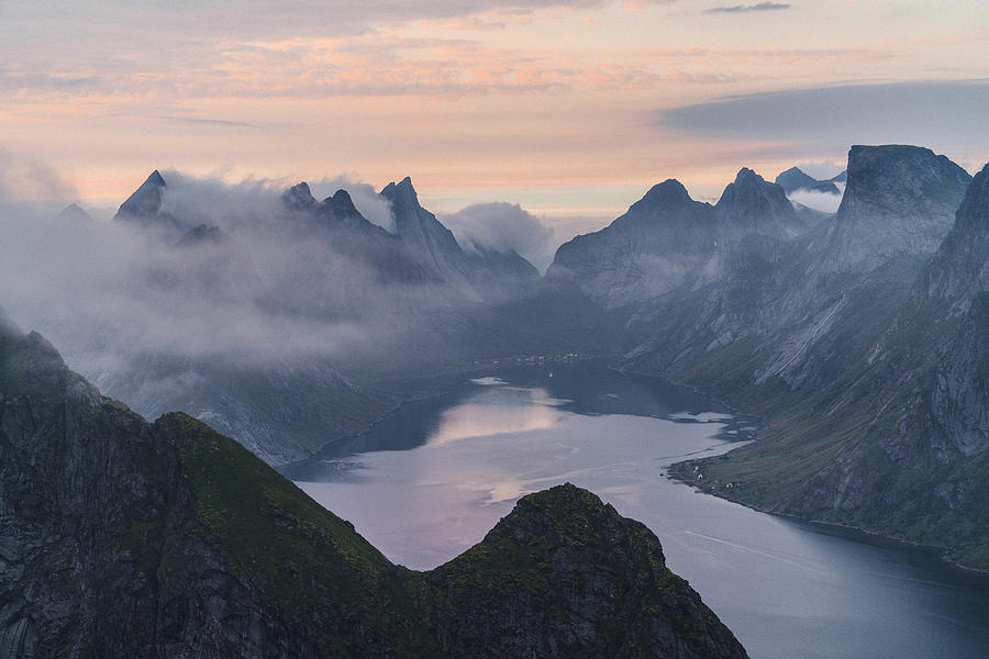 Scenic view of fjord in Norway Photograph by Oleh_Slobodeniuk