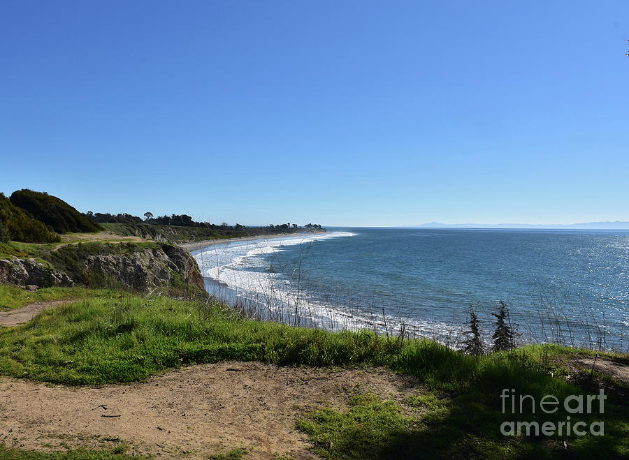 Scenic Views of Ellwood Beach in Goleta California Photograph by DejaVu Designs