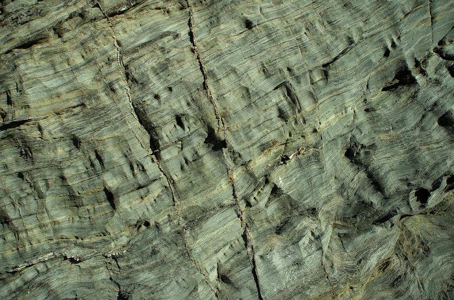 Schist Texture in Porto Covo Photograph by Angelo DeVal