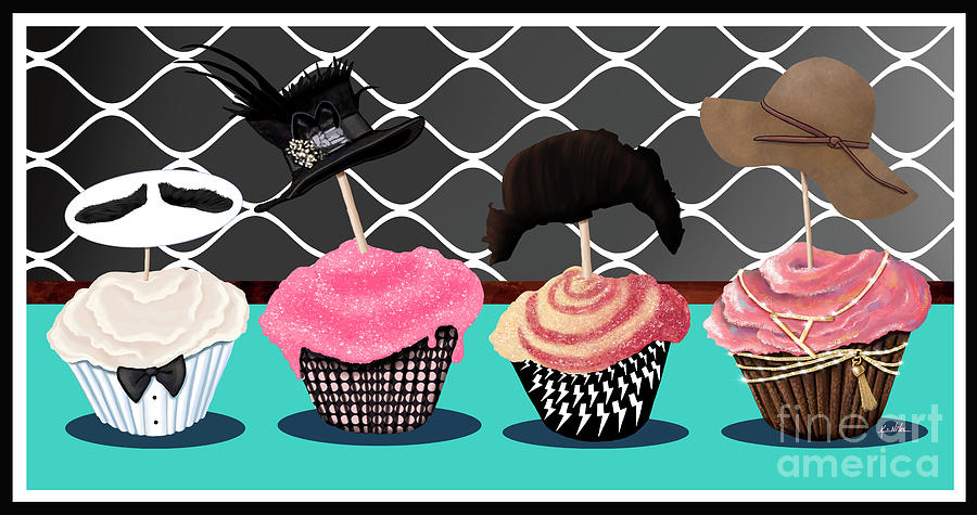 Schitty Cupcakes Drawing by Kim Niles
