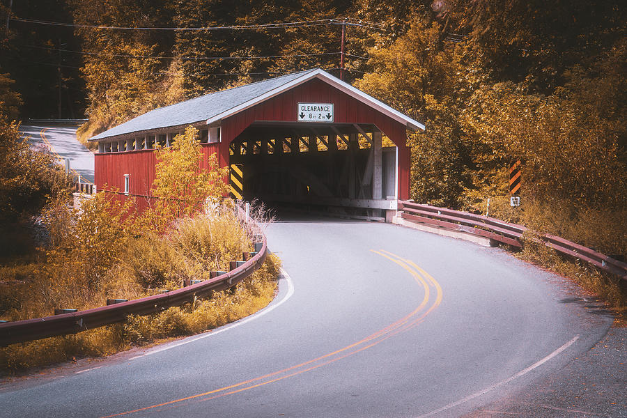 Schlichers Covered Bridge Photograph by Jason Fink