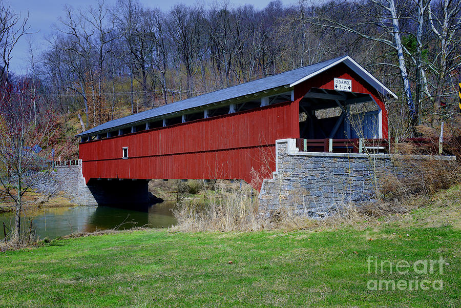Schlichers Covered Bridge Pennsylvania Photograph by Paul Ward