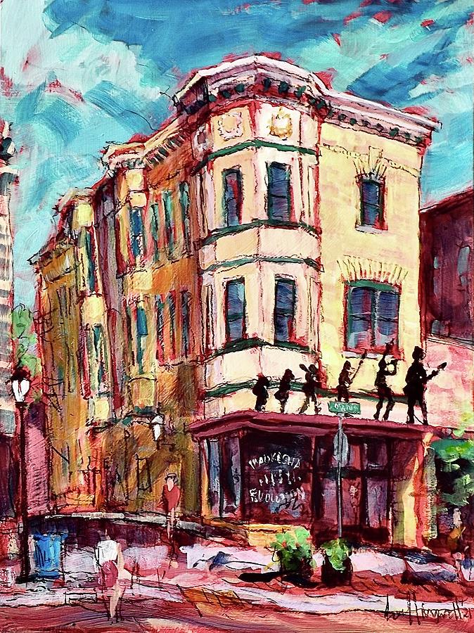 Schlitz Hotel Evolved Painting by Les Leffingwell