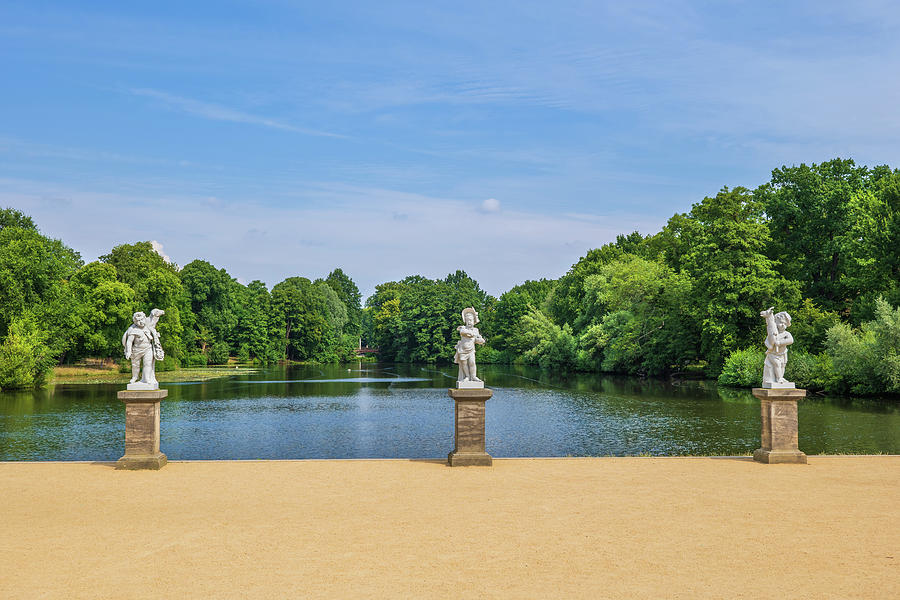 Schloss Charlottenburg Park Lake In Berlin Photograph by Artur Bogacki