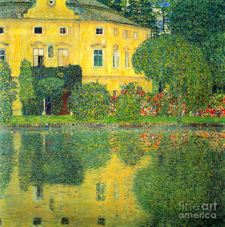 Schloss Kammer on the Attersee IV Painting by Gustav Klimt