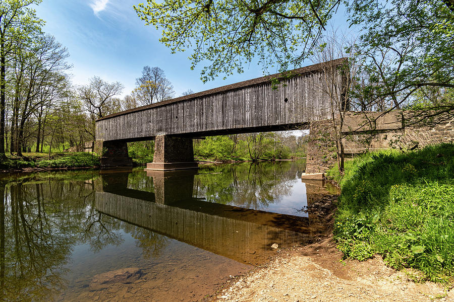 Schofield Ford Covered Bridge Photograph by Steven Richman