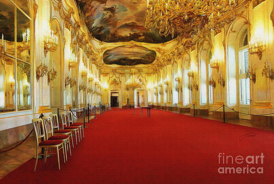 Schonbrunn Palace Digital Art by Jerzy Czyz - Pixels