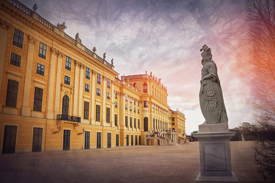 Schonbrunn Palace Vienna  Photograph by Carol Japp