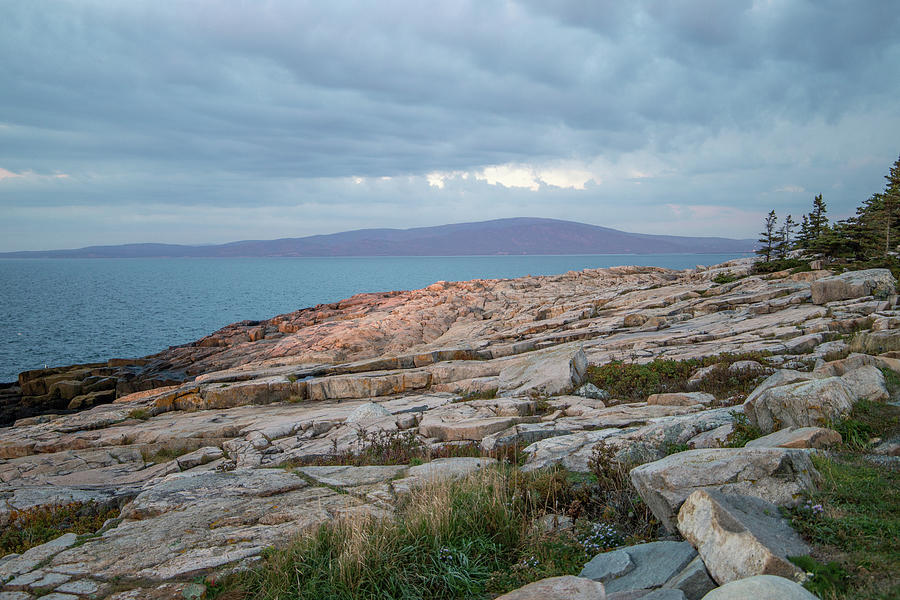 Schoodic Point Acadia NP Sunrise 6 Photograph by Michael Saunders