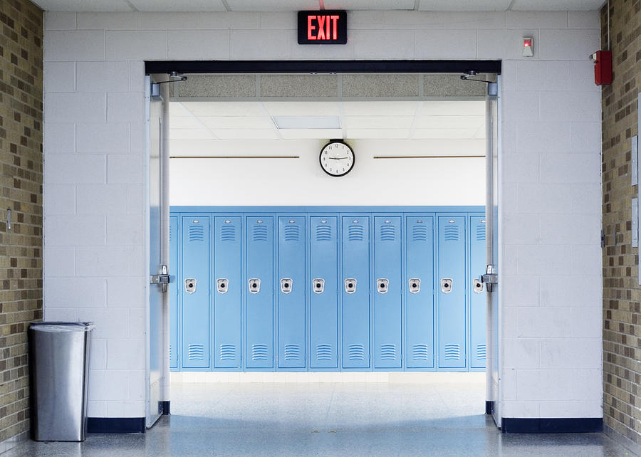 School Hallway Photograph by Simonmcconico