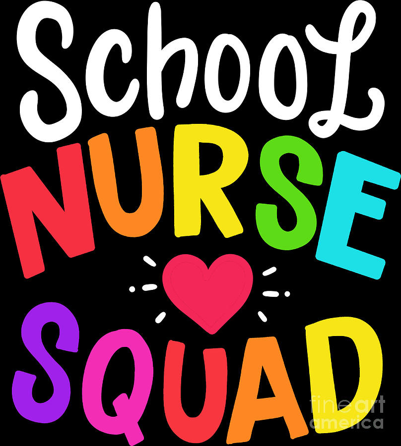 School Nurse Squad Emergency Student Patient Clinic Digital Art by ...