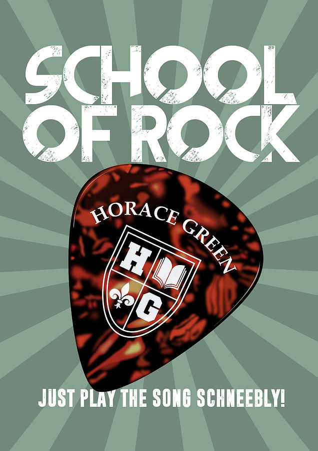 School of Rock - Alternative Movie Poster Digital Art by Movie Poster Boy
