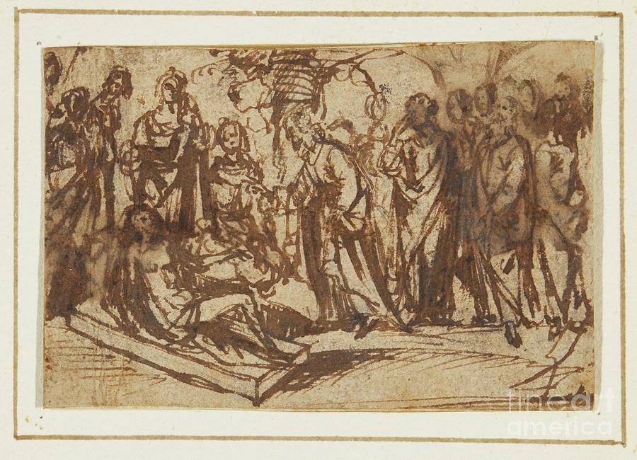 SCHOOL OF THE VENETO 16TH CENTURY The Raising of Lazarus Painting by ...