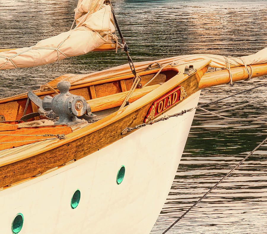 Boat Photograph - Schooner Olad, Camden Maine. by Scott Loring Davis