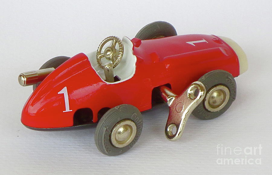 Schuco Racing Car Wind Up Toy. Photograph by Robert Birkenes - Fine Art