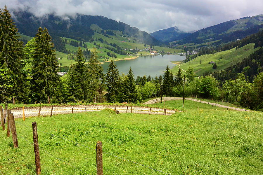 Schwarzsee Photograph - Schwarzsee, Black Lake, Switzerland by Two Small Potatoes Schwarzsee Photograph - Schwarzsee, Black Lake, Switzerland by Two Small Potatoes