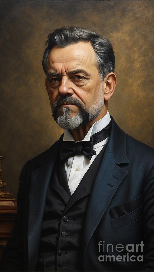Scientific Legacy Portrait of Louis Pasteur Digital Art by Sapiens Verbum Scientific Legacy Portrait of Louis Pasteur Digital Art by Sapiens Verbum