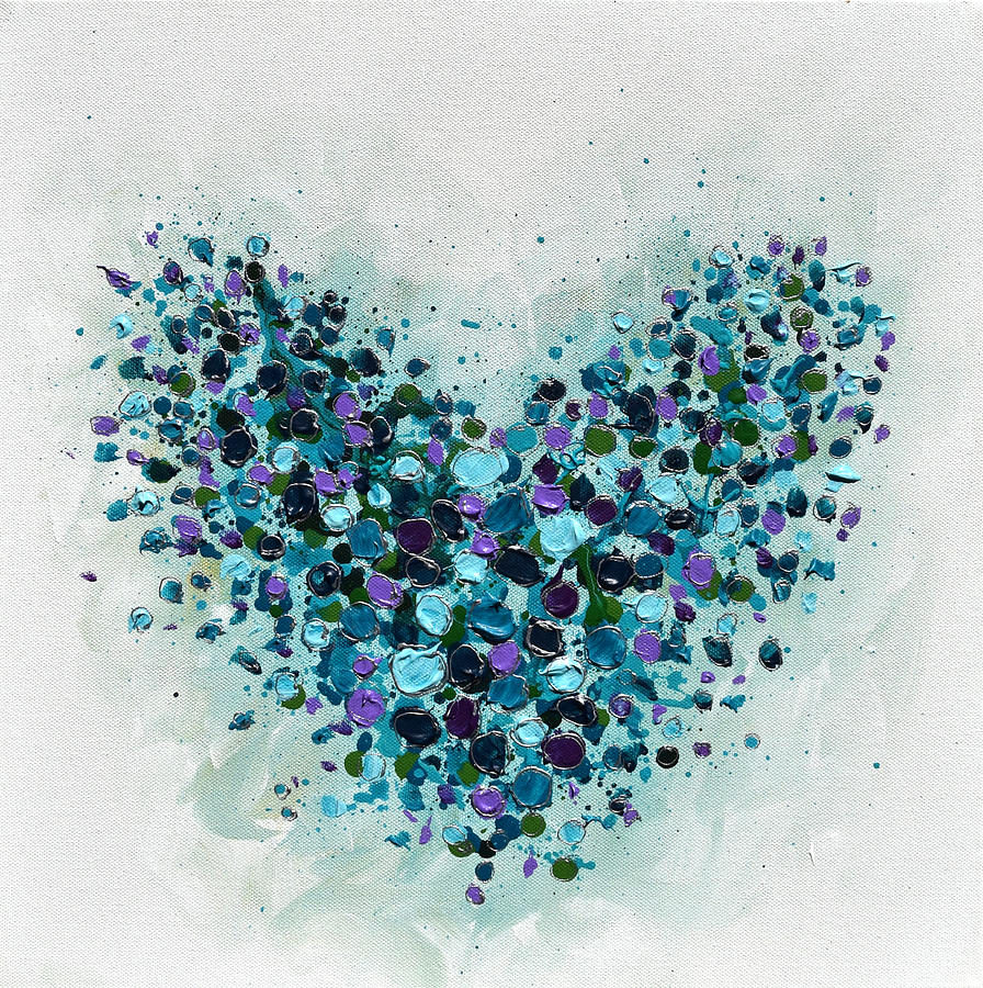 Scintillant Heart Painting by Amanda Dagg