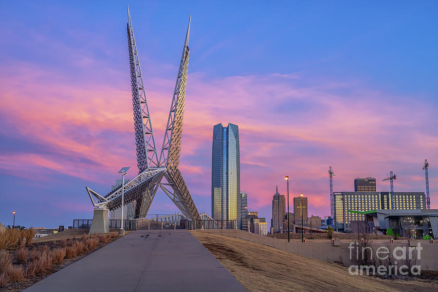 Scissortail Park at sunrise Photograph by Brian Wright