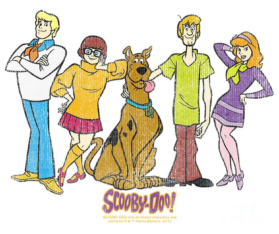 Scooby Doo Scooby Gang Digital Art by Crystal Wick - Fine Art America