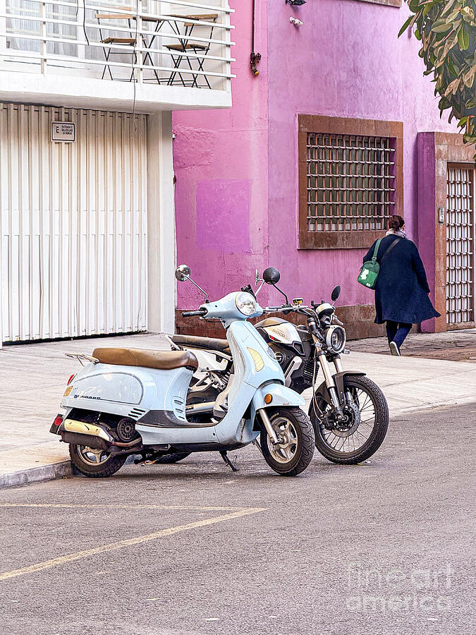 Scooter Pair Photograph by Leslie Brashear